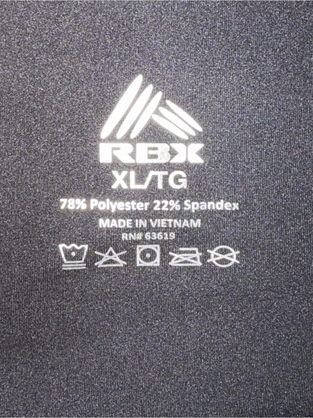 RBX NWOT Black Performance Leggings - XL/TG
